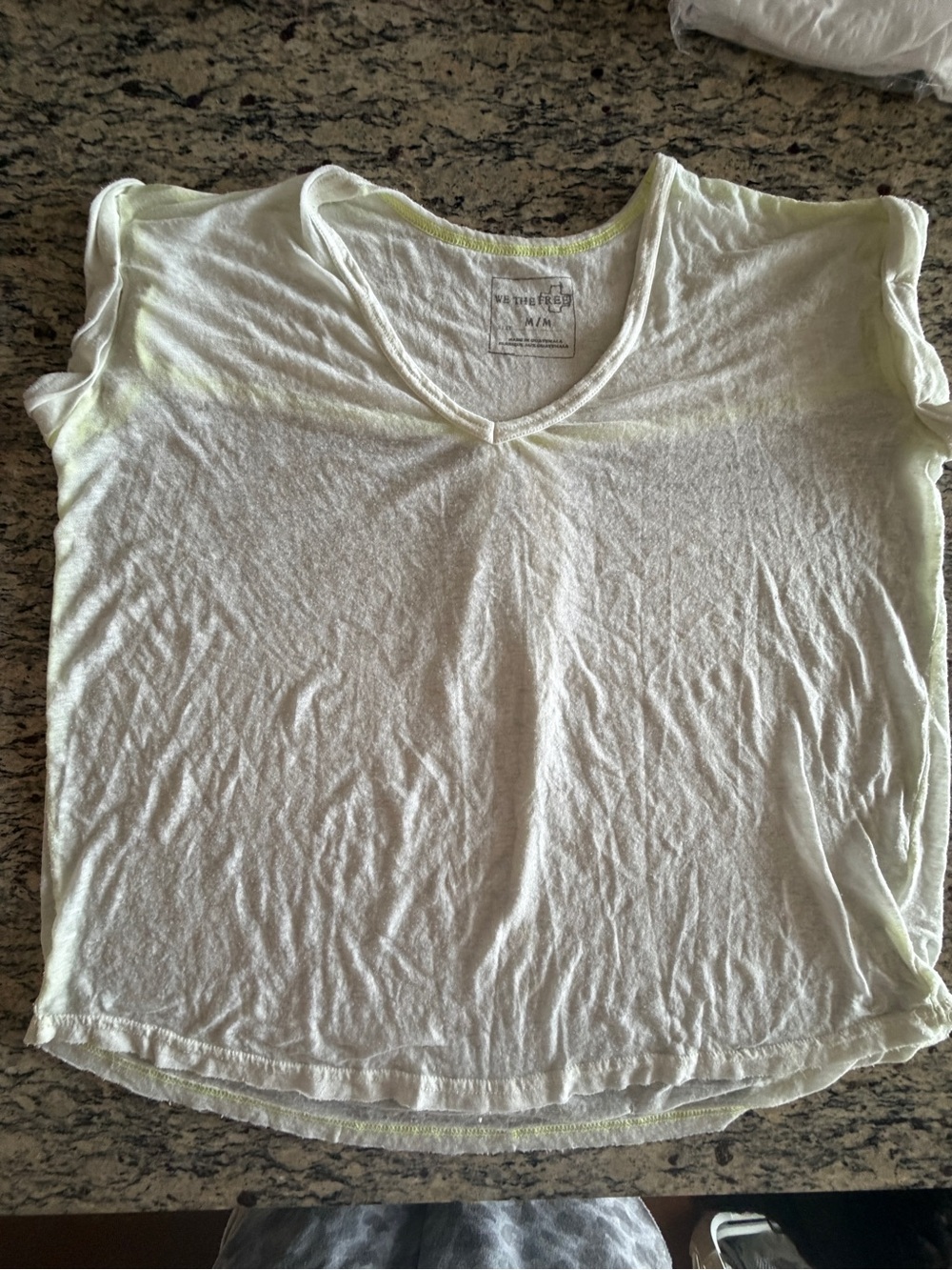 Free People - We The Free Relaxed Oversized T-Shirt White - Picture 5 of 9